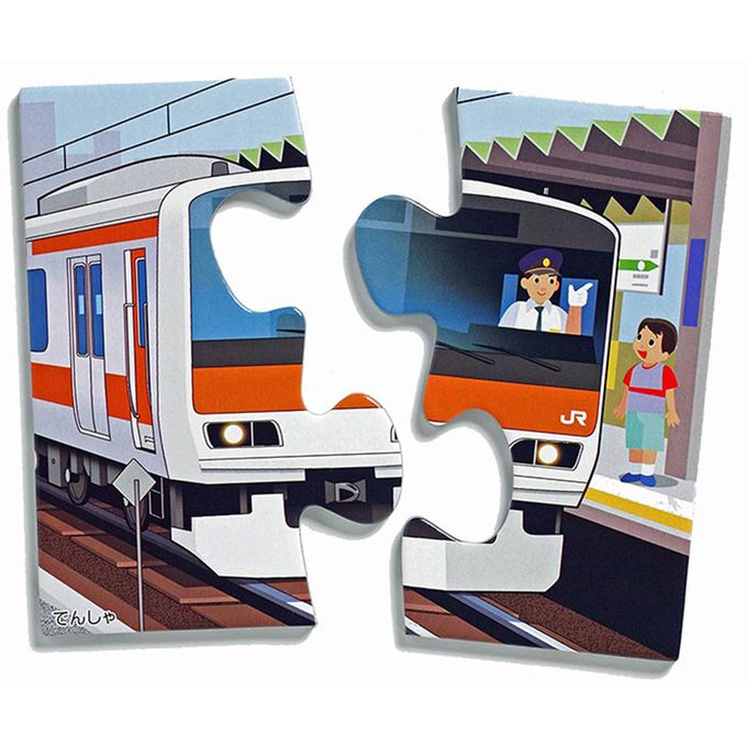 KUMON - 益智拼圖STEP 1-2 交通工具-2pcs*2/3pcs*2/4pcs*2/6pcs*2