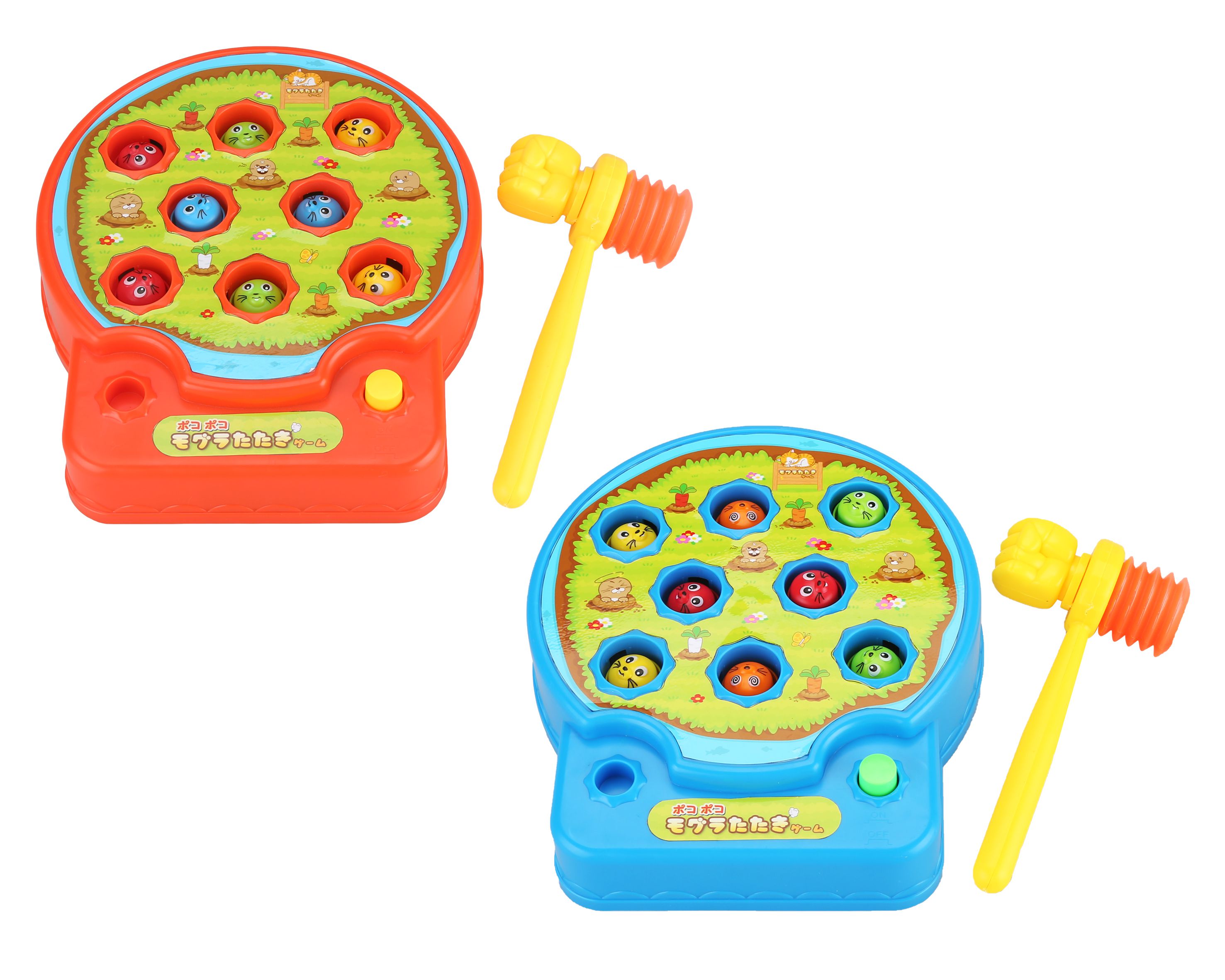 樂彩森林 - 電動打地鼠遊戲機(顏色隨機出貨)