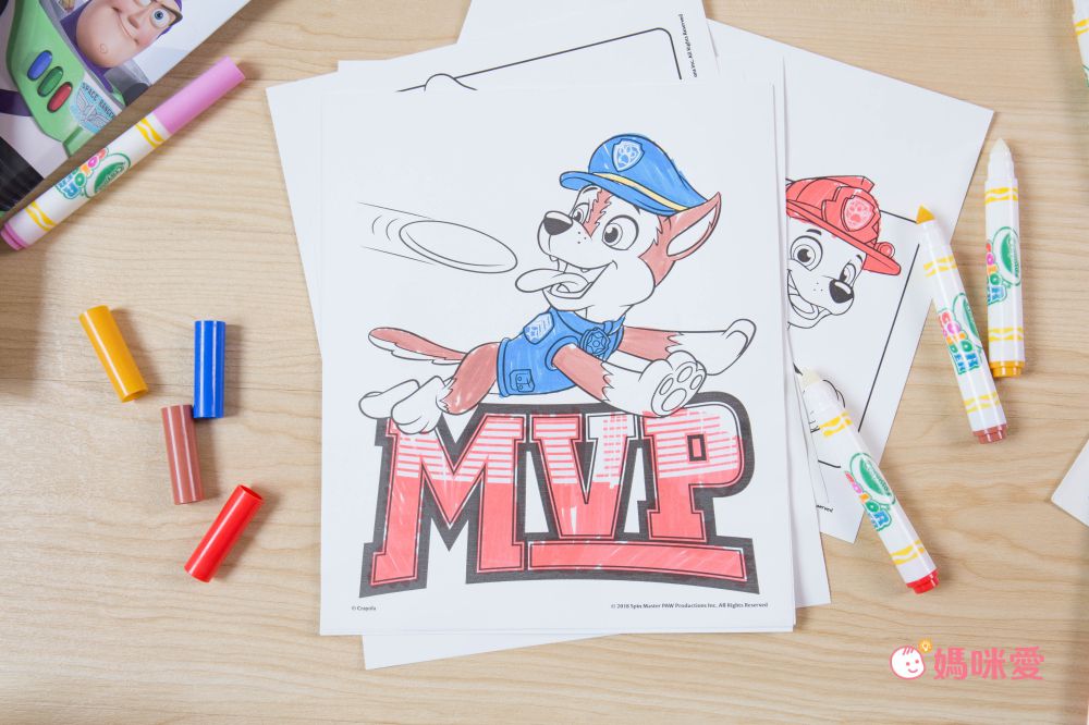 魔法顯色筆【Crayola 繪兒樂】神彩著色套組/著色本