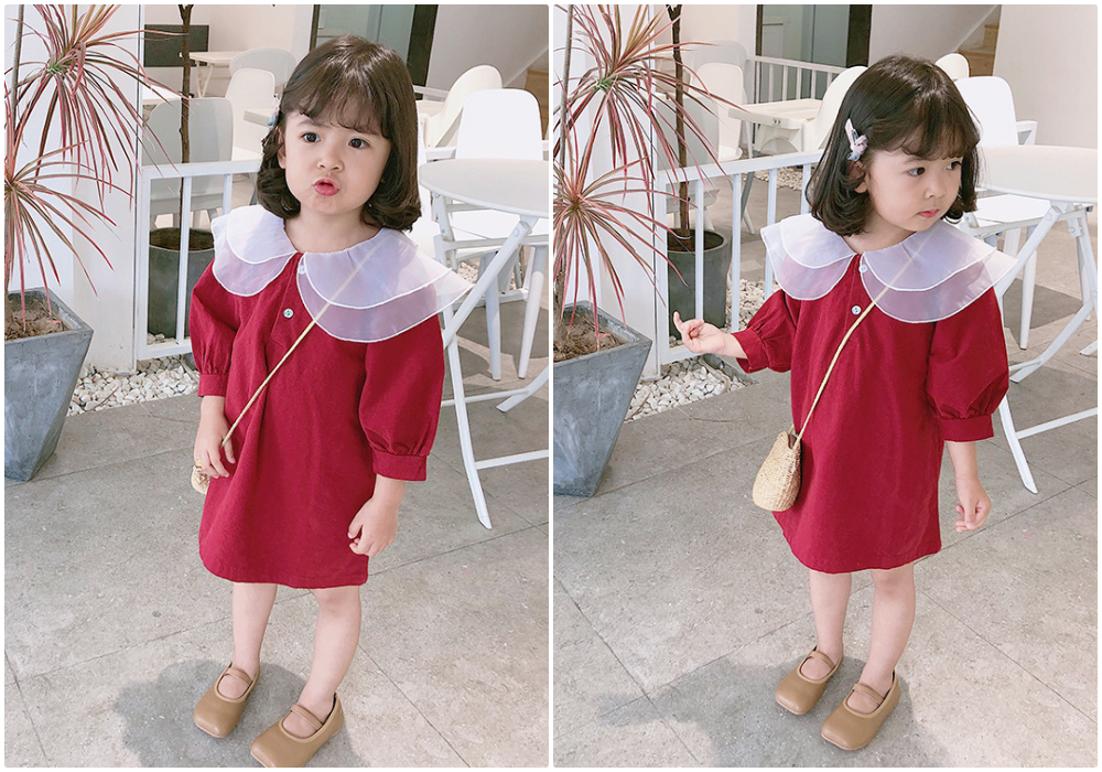 百穿不膩出門首選！超萌兔耳帽T網紗洋裝