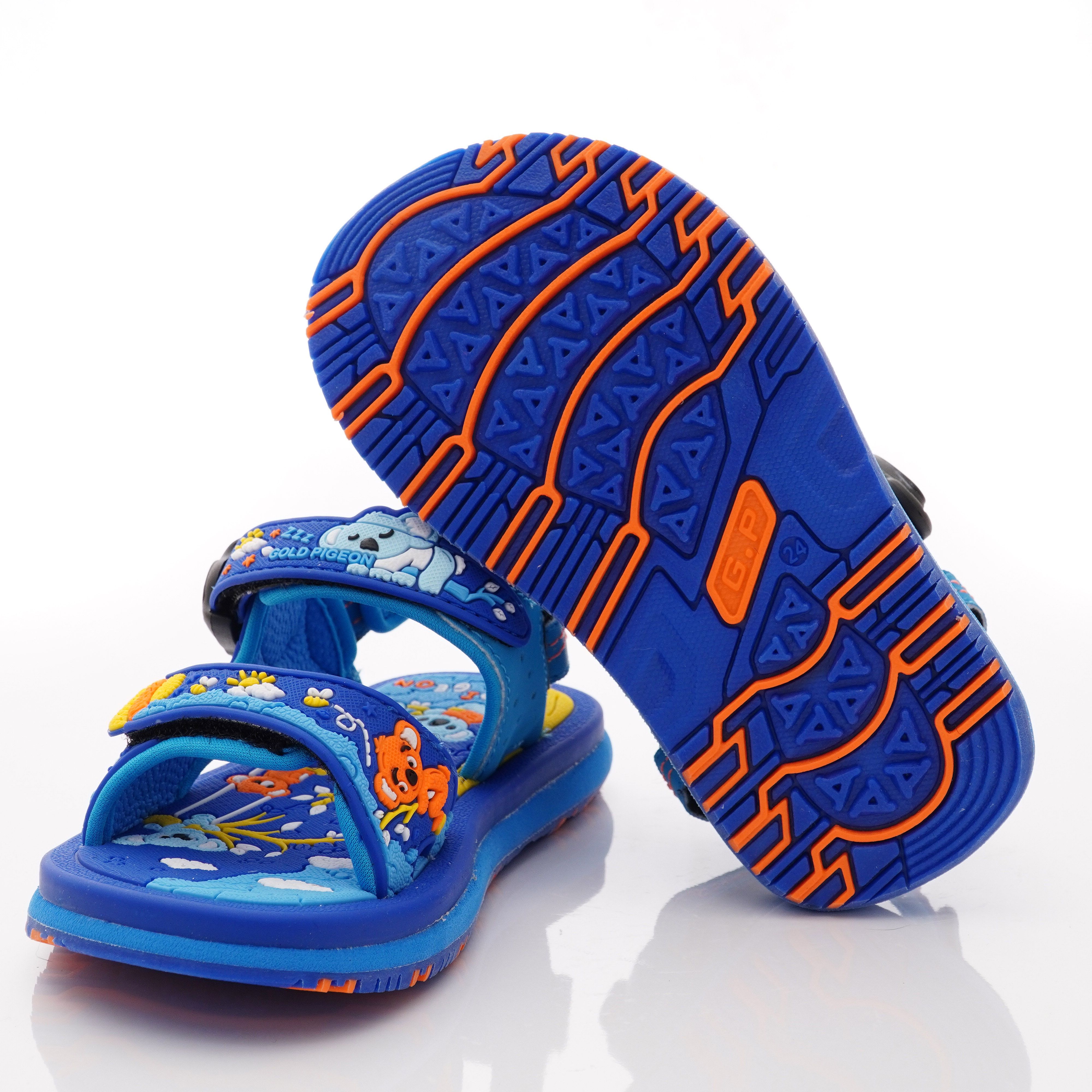 G.P - 造型磁扣兩穿涼拖鞋款(中小童段)-寶藍