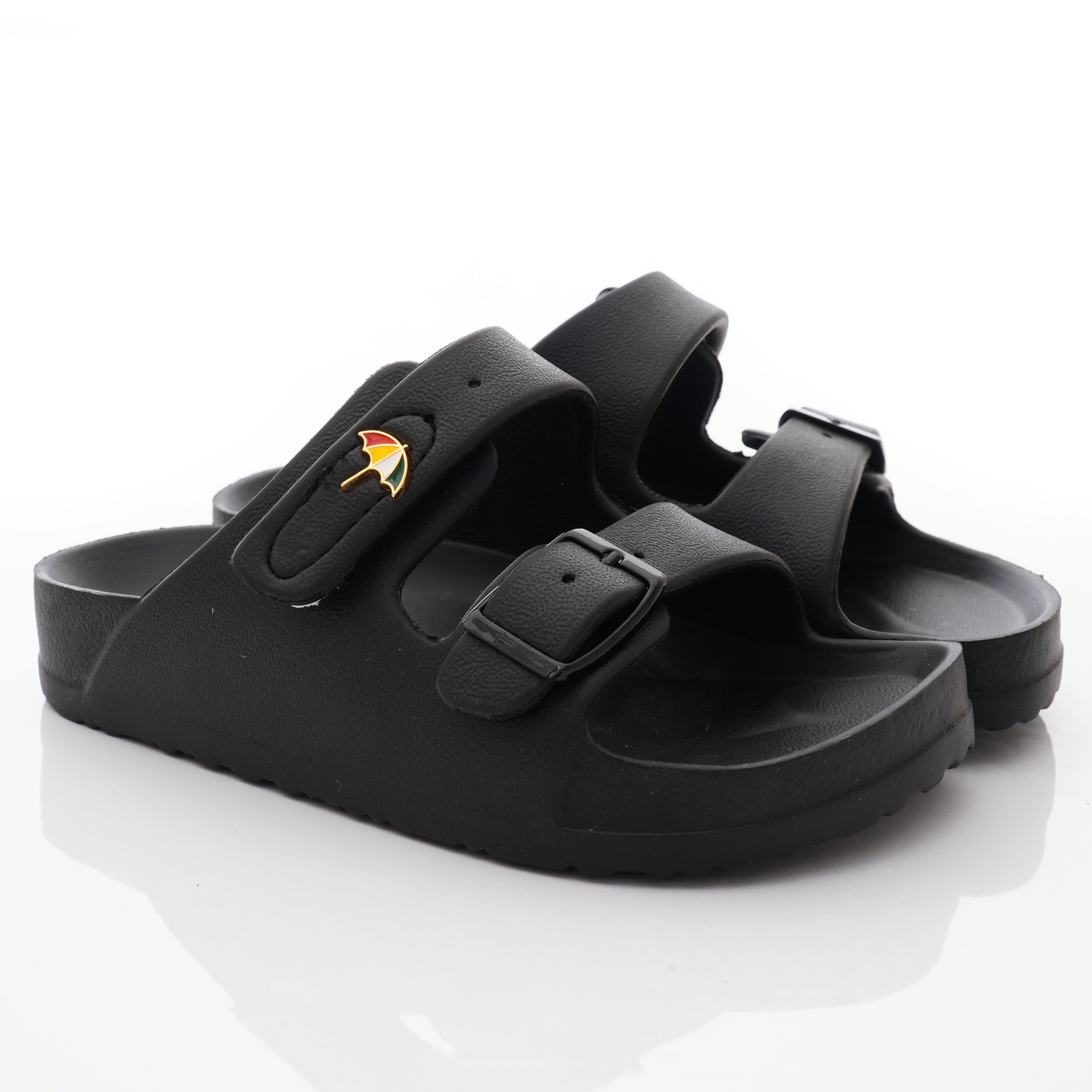 Arnold Palmer 雨傘牌 - 專櫃超輕量拖鞋款(中小童段)-黑