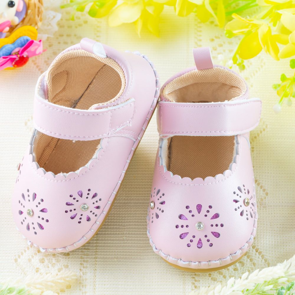 nikokids - 軟Q底學步鞋-粉色(SG584)