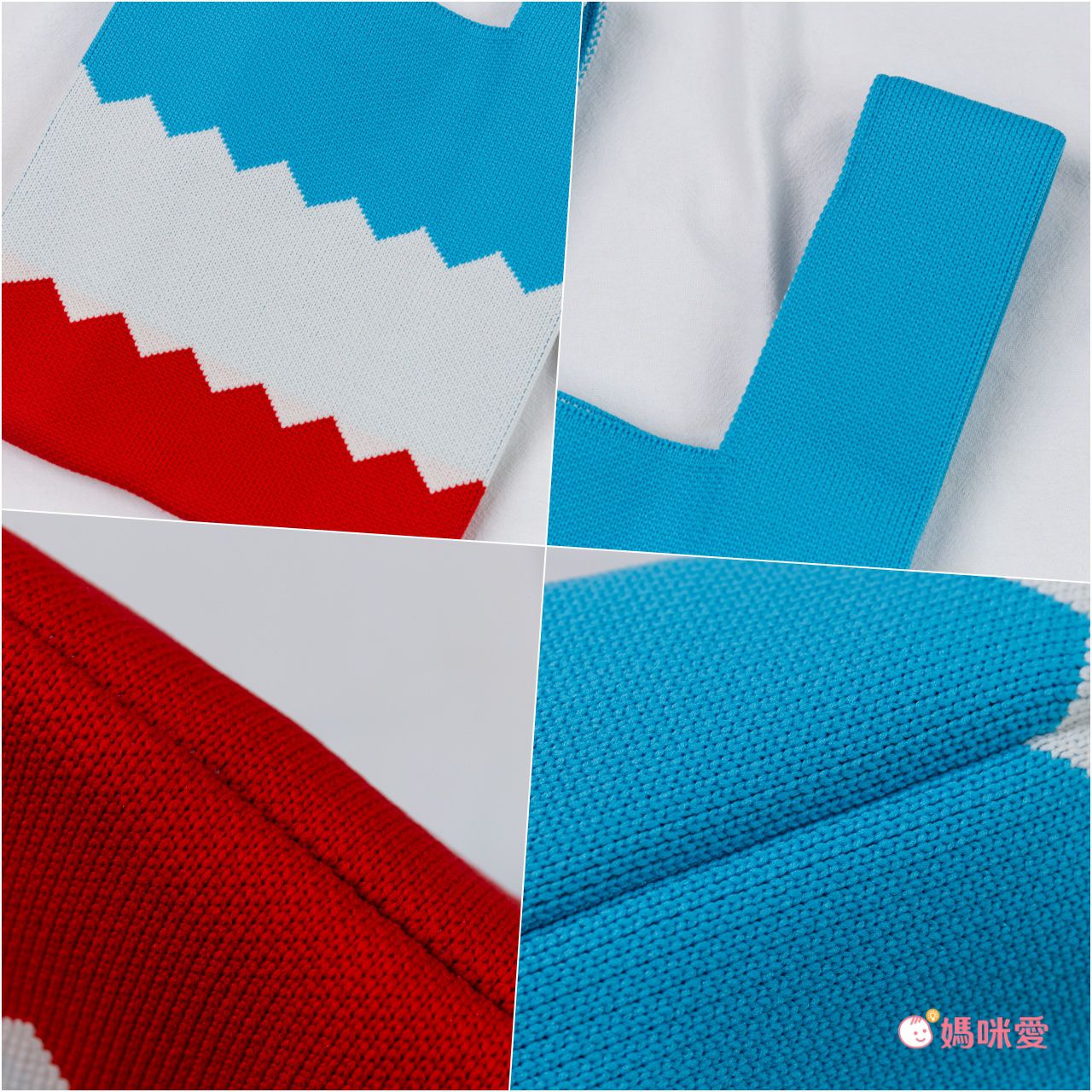 輕便休閒針織手拿包/手提包-黑白條紋-黑+白 (20x35cm)