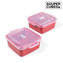 美國SOUPER CUBES - 陶瓷烤盅2入組-兩色可選