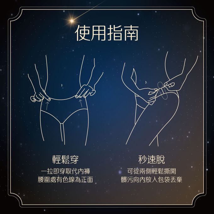 Kotex  靠得住 - 抑菌好眠褲(褲型衛生棉)M號 (2件/包)x16包/箱