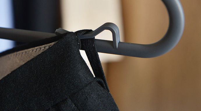 家窩 - MIT 佐伊多功能薄型防滑無痕衣架-40入-岩灰