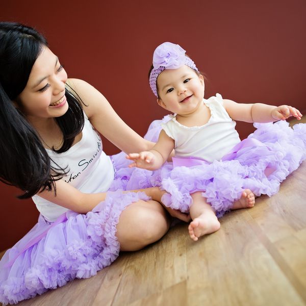 日安朵朵 - 女嬰童雪紡蓬蓬裙-長髮公主