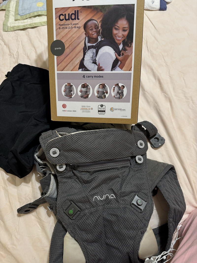 Nuna cudl 天丝揹巾二手 2800 九成新
