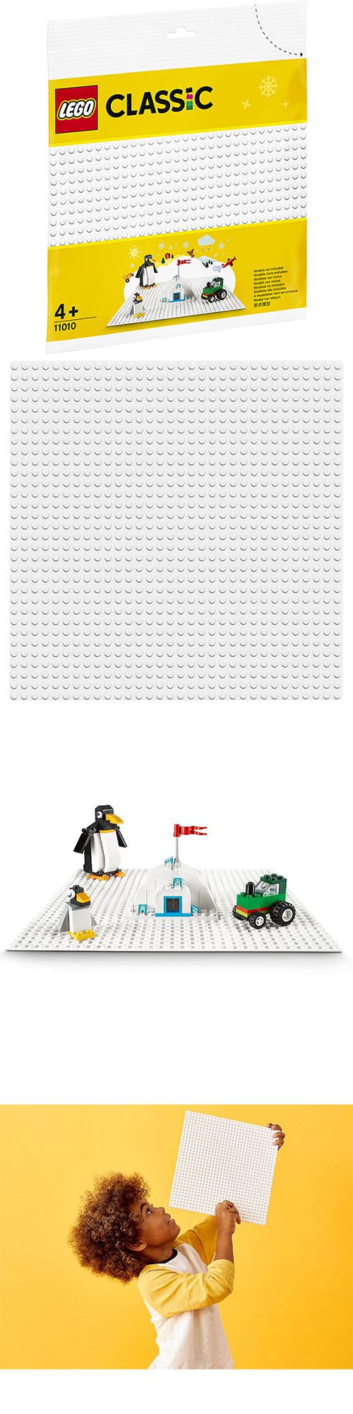 樂高 LEGO - 樂高 Classic 經典基本顆粒系列 - 白色底板 11010-1pcs