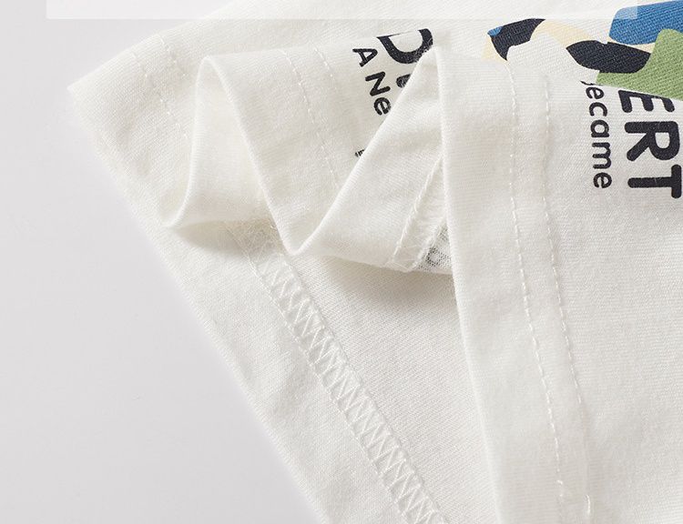 BE TOP - 純棉短袖上衣-科技迷彩暴龍-藍色