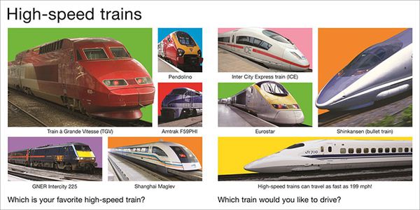 Kidschool - My Big Train Book (My Big Board Books) 我的交通大百科