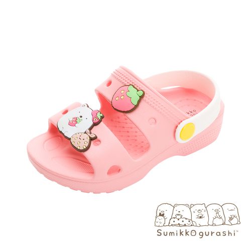 角落小夥伴 童鞋 休閒涼鞋 SGKT44063-兩用式後帶好穿脫-蜜桃紅-(寶寶中童段)