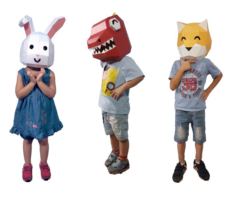 成為派對人氣王【双美萬聖節頭套】 新手速成DIY，免剪刀！