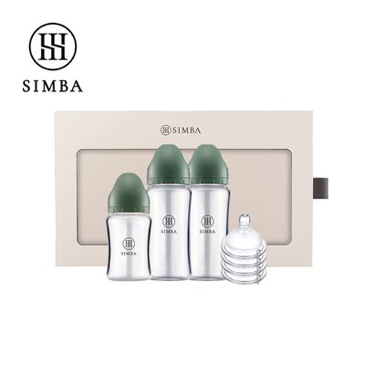Simba 小獅王辛巴 - 限定初綻新生奶瓶禮盒-治綠