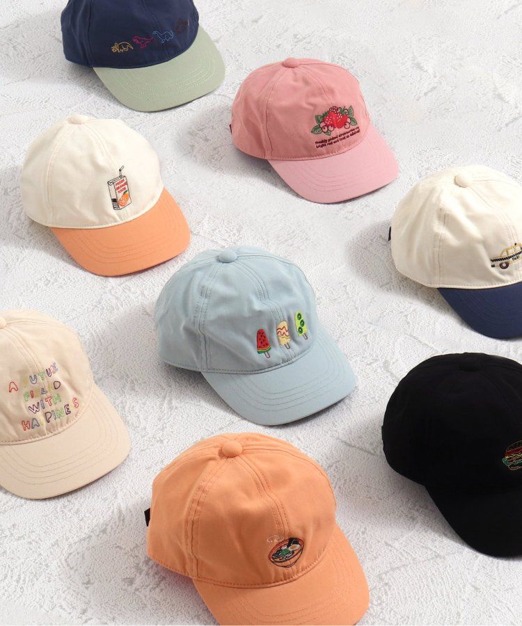 日本 BREEZE - 彩色刺繡印花棒球帽-計程車-深藍