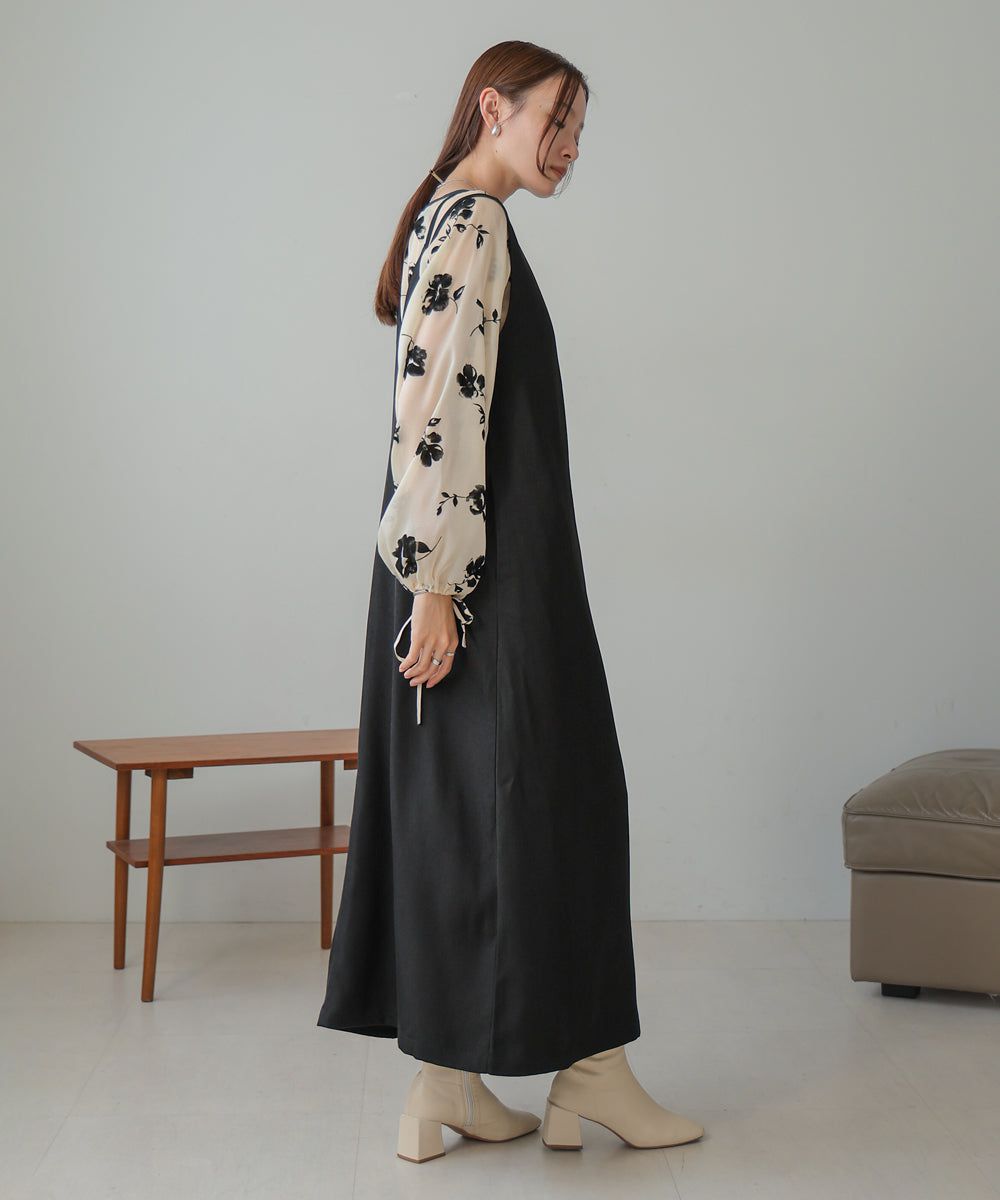 日本 Bab - 2WAY設計修身背心裙-水藍