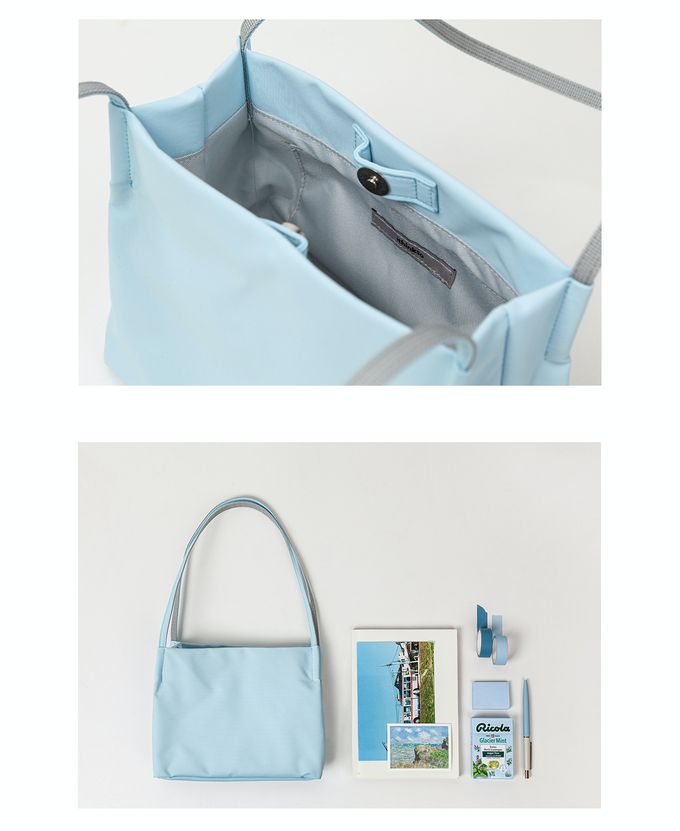 韓國 ithinkso - BREEZE方形輕量肩背/手提包-檸檬綠 (22X19X12CM)