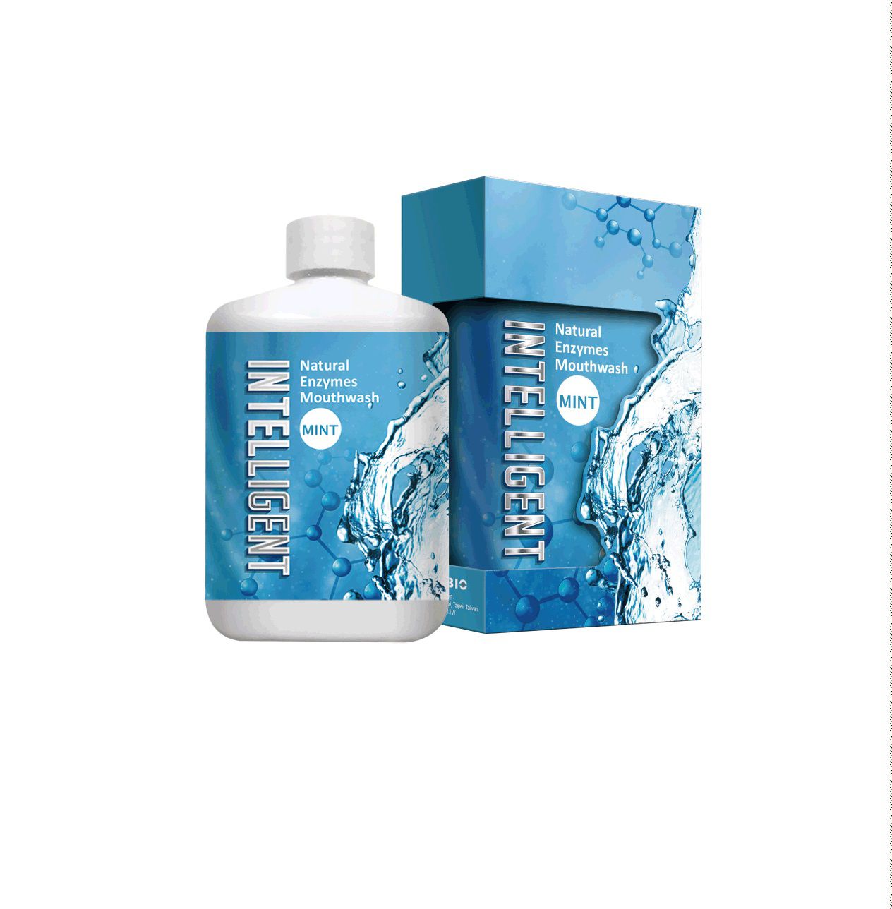 因特力淨 INTELLIGENT - 酵素漱口水-清涼薄荷-300c.c