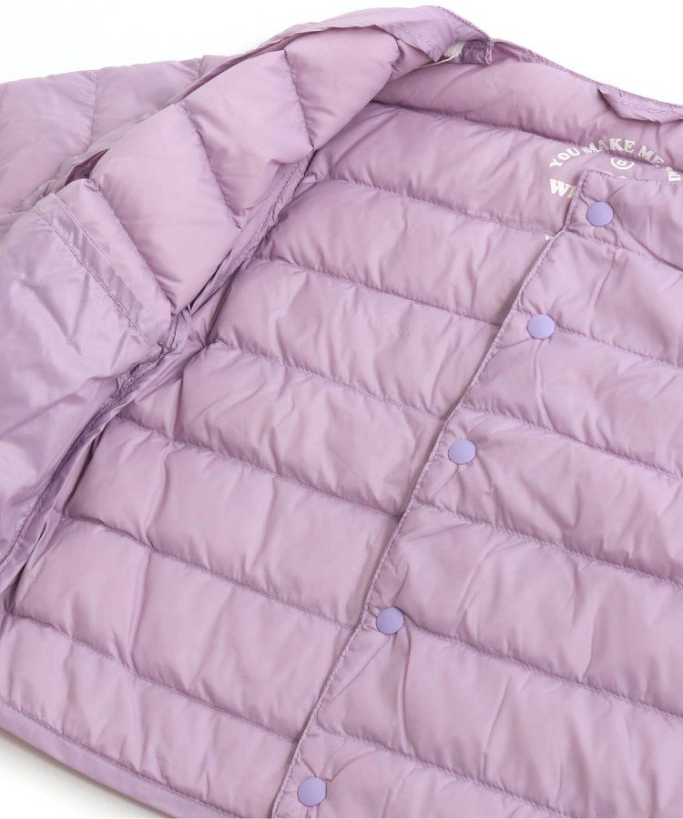 日本 BREEZE - 潑水加工 百搭素色圓領羽絨外套-黑