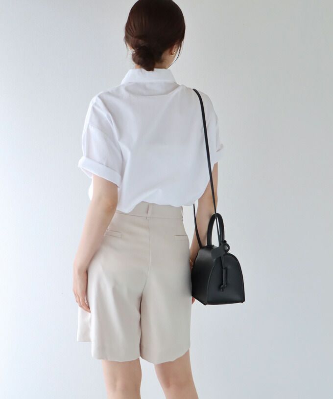 日本 BLUE EAST - 休閒率性翻領短袖襯衫-黃