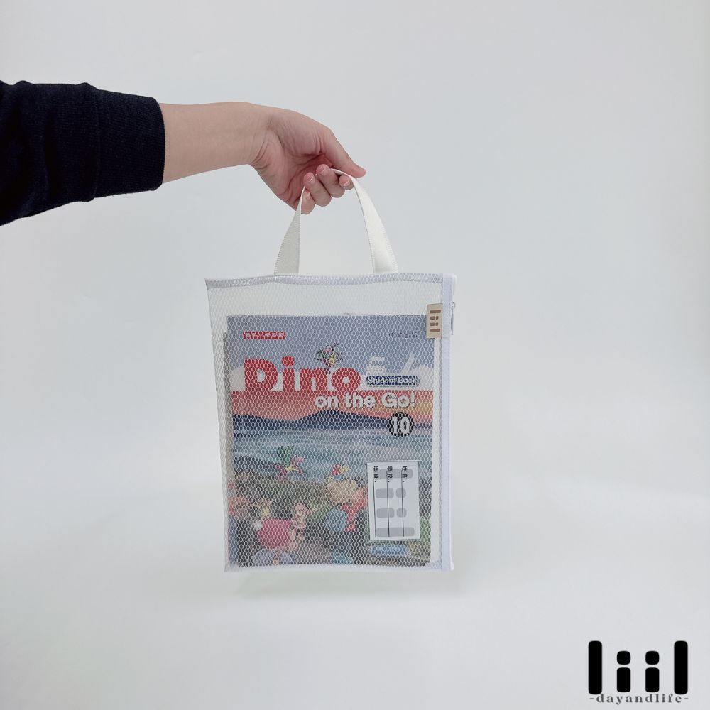 理理包liil_ 六角網格提把功課袋2.0【升級版】_2入組-曜石黑 (曜石黑_2入)