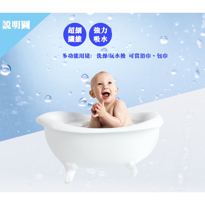 美國 Luvable Friends - 甜蜜寶貝嬰幼兒可愛動物連帽浴巾/包巾3入組_76x76cm(送禮自用皆可)-浩瀚宇宙