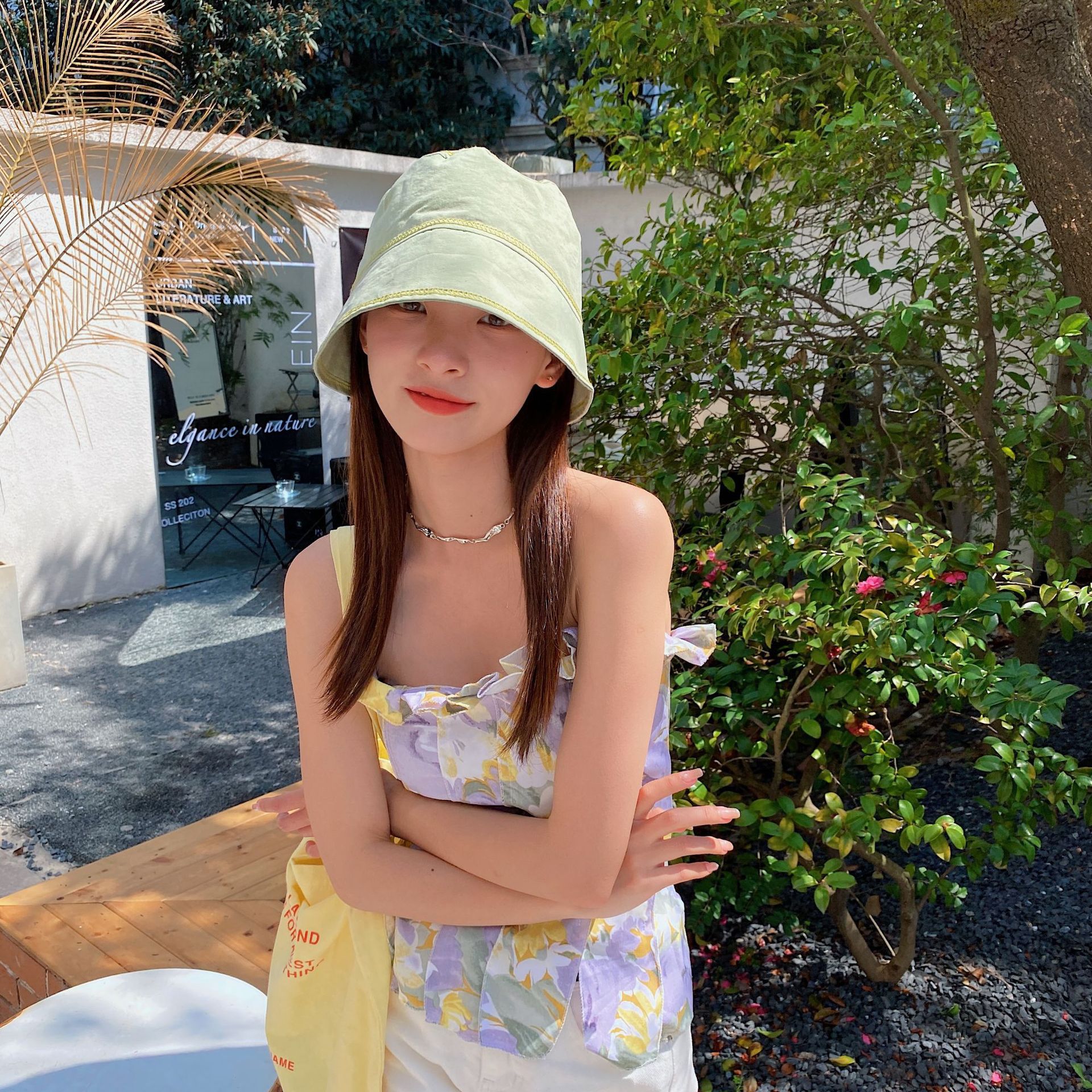 百搭防曬漁夫帽/遮陽帽-粉色 (適合頭圍56-58cm)