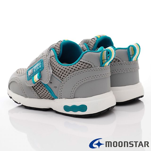 Moonstar日本月星 - 3E速乾機能鞋款(中小童段)-深灰