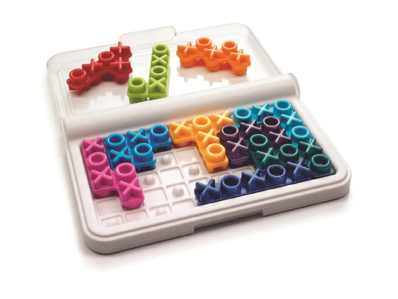 比利時 SMART GAMES - 【IQ邏輯大挑戰組】-星星大挑戰+XO排列大挑戰+顏色大挑戰