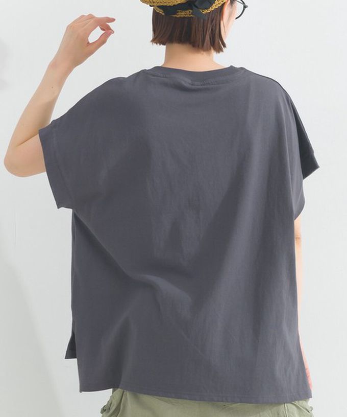 日本 Lupilien - 16OE天竺棉 貓咪印花短袖上衣-粉紅