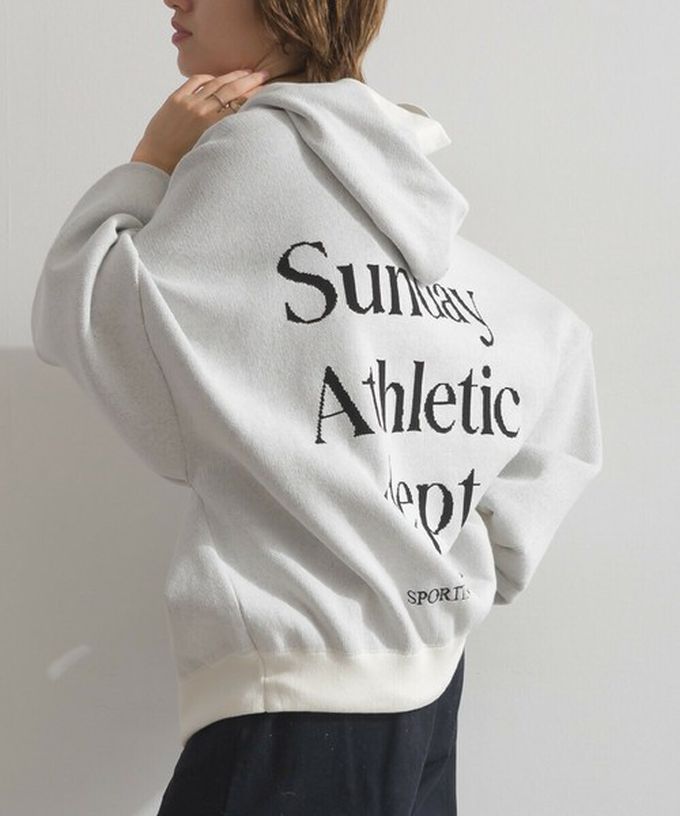 日本 Lupilien - Sunday休閒寬大版型針織帽T-濃綠