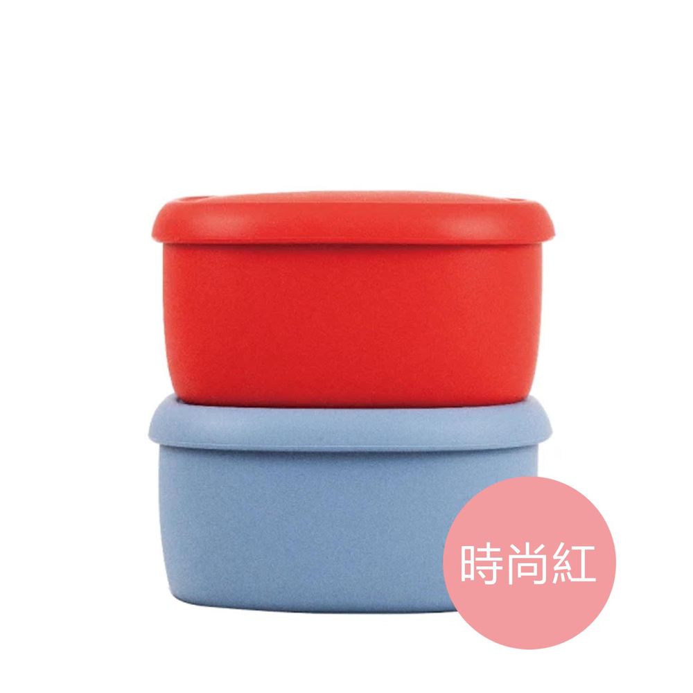韓國 SILIPOT - 鉑金矽膠保鮮盒-時尚紅 (L)-600ml