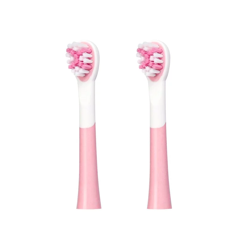 KINYO - 兒童音波電動牙刷頭-粉色-2入