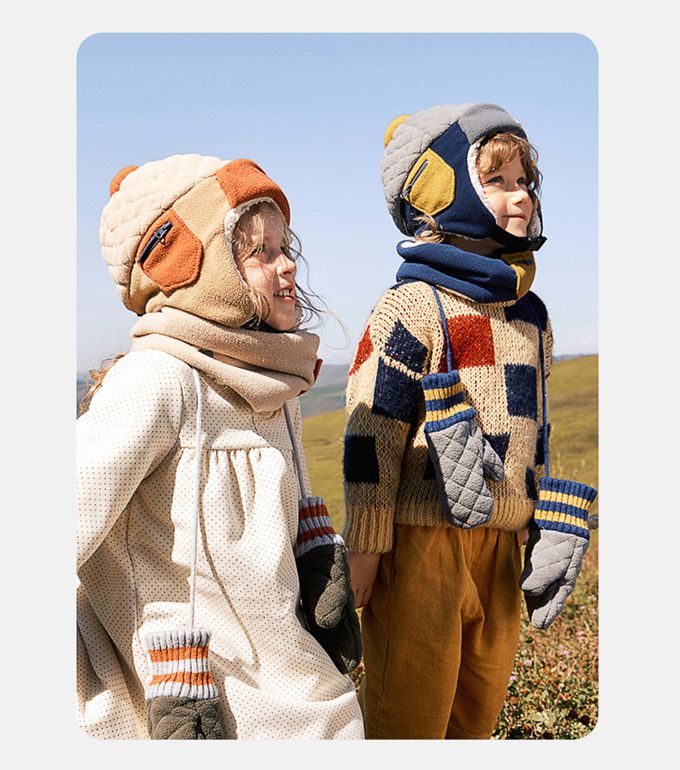 kocotree - 兒童護耳雷鋒帽 XL (黃色)