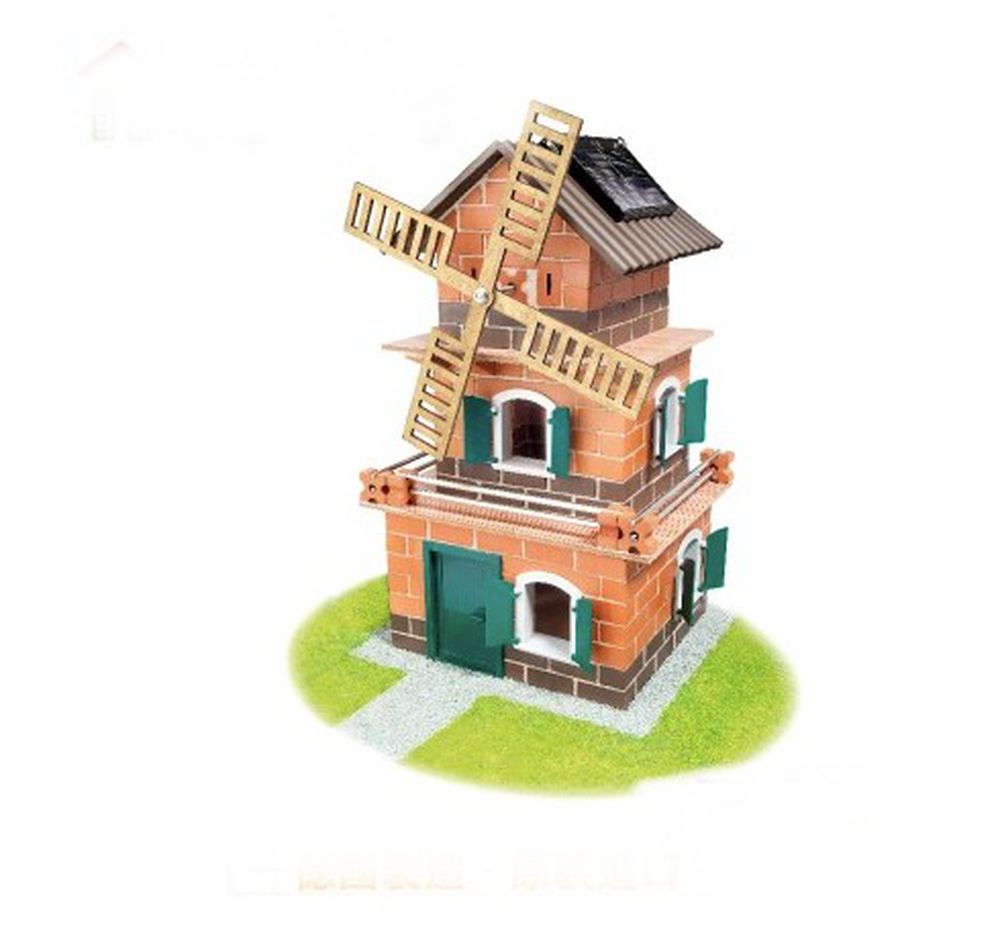 德國 teifoc - 【新品】益智磚塊建築玩具-日式太陽能別墅