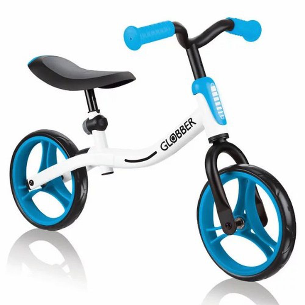 法國 GLOBBER - 【2019新品】Go-Bike平衡車-白藍