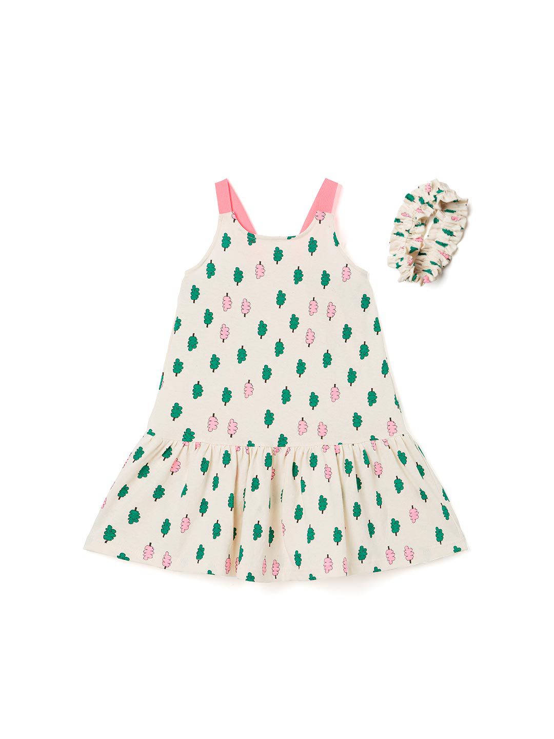 韓國 OZKIZ - (附髮帶)小樹林細肩帶魚尾洋裝