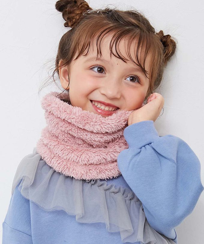 日本 devirock - 柔軟毛茸茸保暖圍脖(可調頸圍)-淺綠 (FREE)