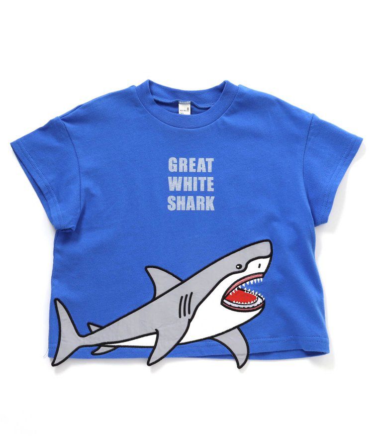 日本 apres les cours - 搶眼造型印花短袖上衣-挖土機-摩卡