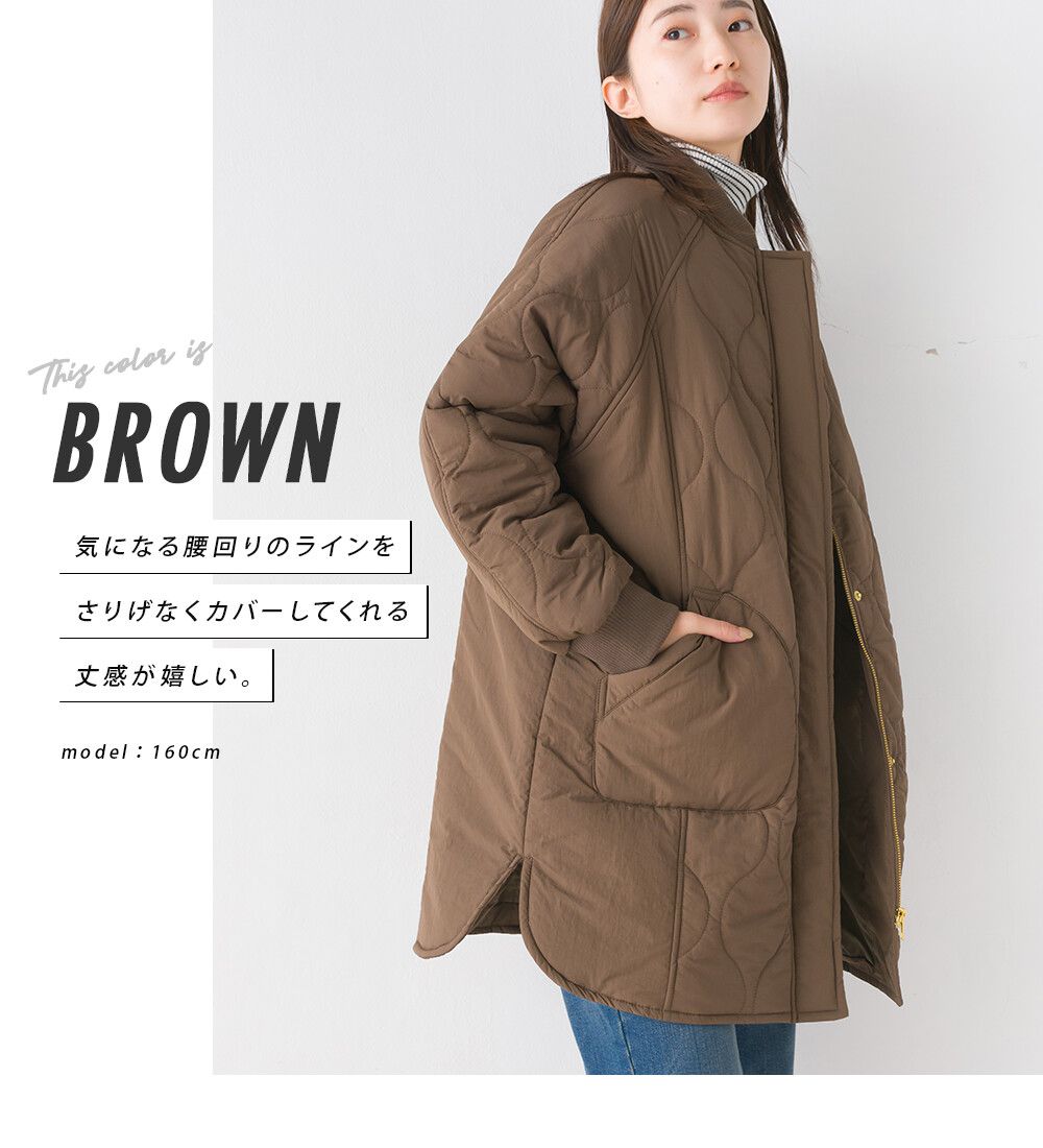 日本 OMNES - 休閒絎縫微長版大衣外套-黑