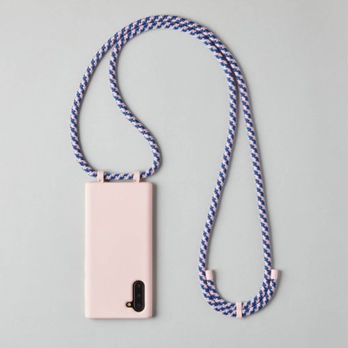 韓國 ARNO - 可拆式編繩背帶單色手機殼-典雅粉 (iPhone-SE(2020) / 7 / 8)