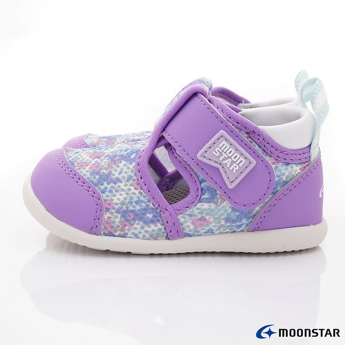 Moonstar日本月星 - HI系列穩健寶寶學步款-MSB1469紫-學步鞋-紫