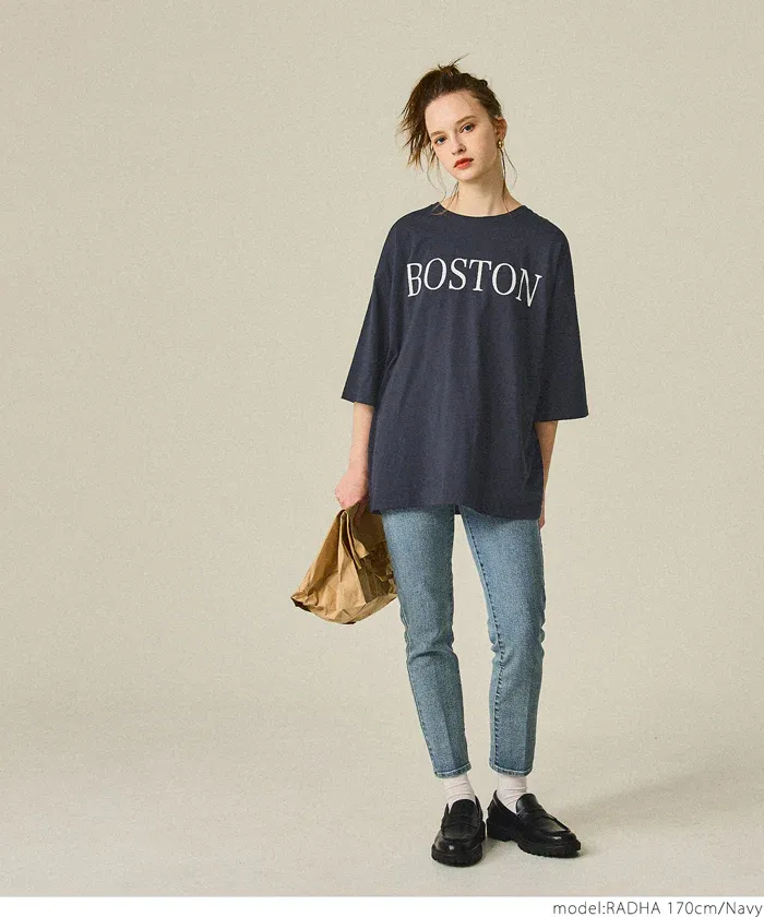 日本 COCA - 美式LOGO 寬版薄長袖上衣-大人-白