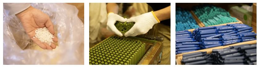 日本文具代購 - 日本製 Satellite Crayon Project 海的蠟筆-12色-沒有名字的顏色