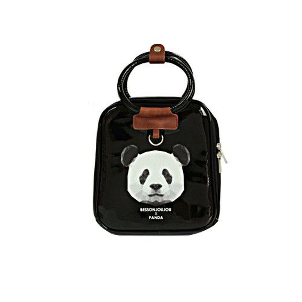 韓國 BESSON JOUJOU - 星星保溫保冷兒童包-熊貓-黑色