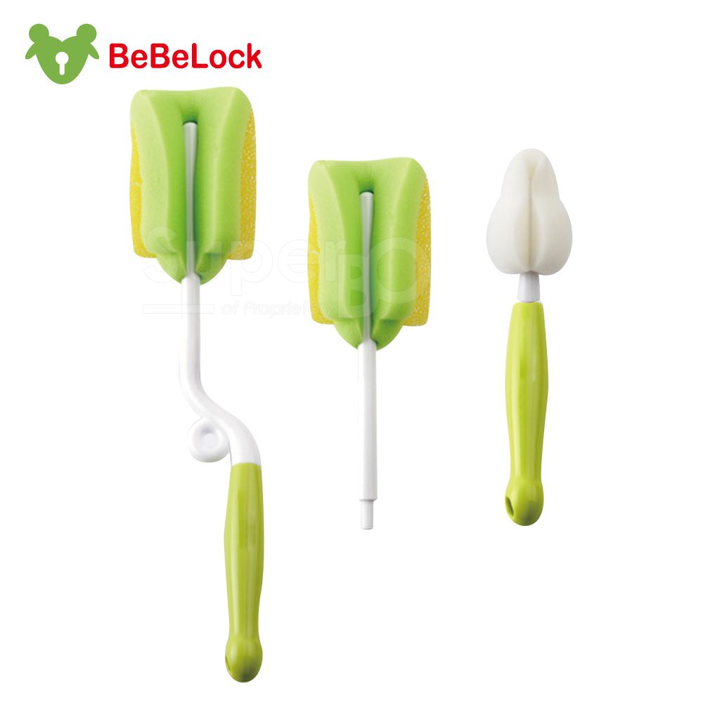 韓國BeBeLock - 奶瓶刷3件組