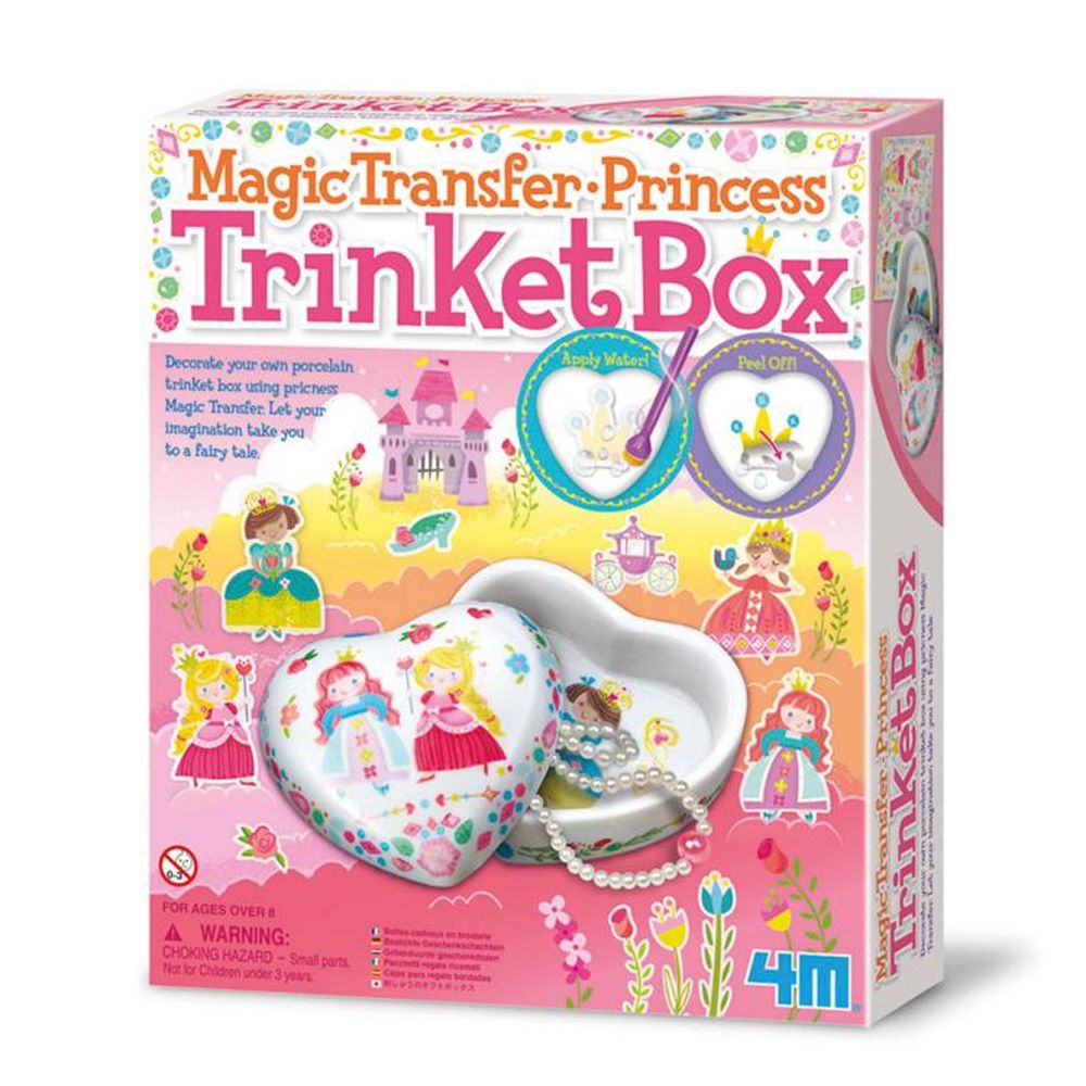 香港4M創意玩具 - 神奇轉印貼-公主寶盒
