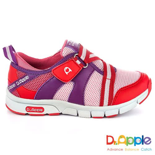 Dr. Apple - 機能童鞋-個性輕量透氣休閒童鞋-紅