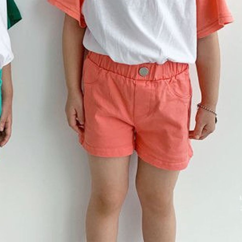 韓國 PINK151 - 彈性小短褲-橘